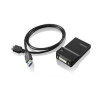 Lenovo USB 3.0 - DVI/VGA USB A DVI/VGA Black