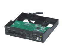 3.5" Bay Mount Expansion Panel, 1x USB-A port, Multi-Card Reader/Writer 60-in