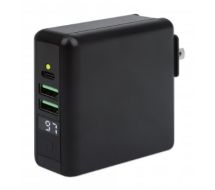 4-in-1 Travel Wall Charger and Powerbank 8,000 mAh, USA/UK/Euro 2-pin Plugs,