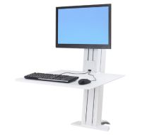 WorkFit-SR Rear Mount Single Sit-Stand Workstation - Befestigungskit -LC