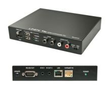 Lindy 38201 AV extender AV receiver Black