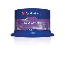 50 x DVD+R - 4.7 GB 16x - mattsilber 