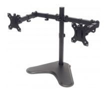 TV & Monitor Mount, Desk, Double-Link Arms, 2 screens, Screen Sizes: 10-27",