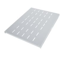 Fachboden zur Festmontage, 1 HE, 800 mm Tiefe, besonders hohe Traglast, grau