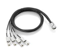 Externes SAS-Kabel - 4x Shielded Mini MultiLane SAS (SFF-8088) 