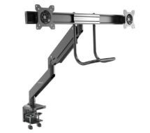 StarTech Desk Mount Dual Monitor Arm - Ergonomic Dual Monitor VESA Mount 32" (17.6lb) Displays -