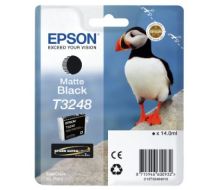 Epson C13T32484010 (T3248) Ink cartridge black matt, 650 pages, 14ml