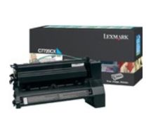 Lexmark C7720CX Toner cyan, 15K pages 