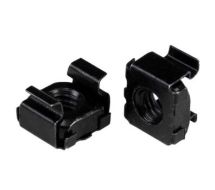 StarTech M6 Cage Nuts - 50 Pack, Black