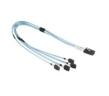 Supermicro CBL-0116L Multilane Breakout Kabel SFF8087 auf 4x SATA 50cm
