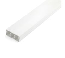 Solid Cable Management Raceway with Cover, 2"(50mm)W x 3/4"(20mm)H, 6.5ft(2m)