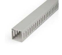 Open Slot Cable Management Raceway with Cover, 2"(50mm)W x 2"(50mm)H, 6.5ft(2