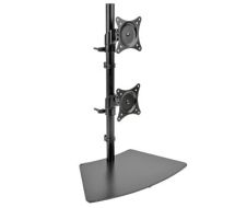 Tripp Lite Dual Vertical Flat-Screen Desk Stand / Clamp Mount 15 to 27 Flat-Screen Displays