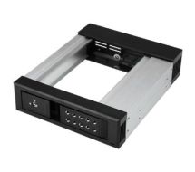 StarTech 5.25 to 3.5 Hard Drive Hot Swap Bay - 3.5" SATA/SAS Drives - Trayless - Aluminum