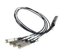 Hewlett Packard Enterprise X242 QSFP 4x10G SFP+ 1m DAC networking cable Black