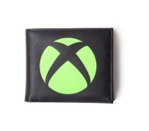 Microsoft Xbox Logo Bi-fold Wallet, Male, Black (MW736701XBX)