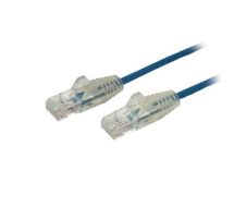 StarTech 1 m CAT6 Cable - Slim - Snagless RJ45 Connectors - Blue