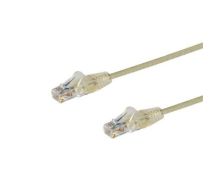 StarTech 1.5 m CAT6 Cable - Slim - Snagless RJ45 Connectors - Grey