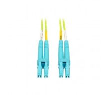 Tripp Lite LC to LC Multimode Duplex Fiber Optics Patch Cable, 1 Meter - 100Gb, 50/125, OM5, LC/LC, Lime Green