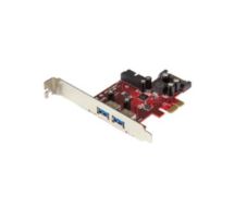 StarTech 4-port PCI Express USB 3.0 card - 2 external, 2 internal - SATA power