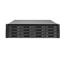 QNAP REXP-1610U-RP disk array Rack (3U) Black