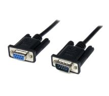 StarTech 1m Black DB9 RS232 Serial Null Modem Cable F/M