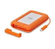 LaCie Rugged Thunderbolt USB-C external hard drive 5000 GB Orange,Silver