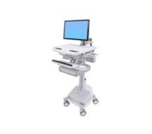 Cart with LCD Arm, SLA Powered, 2 Drawers - Wagen -LCD-Display / PC-Ausr