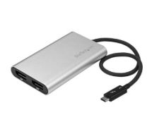 StarTech Thunderbolt 3 to Dual DisplayPort Adapter - 4K 60 Hz - Windows Only Compatible