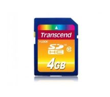 Transcend TS4GSDHC10 memory card 4 GB SDHC Class 10