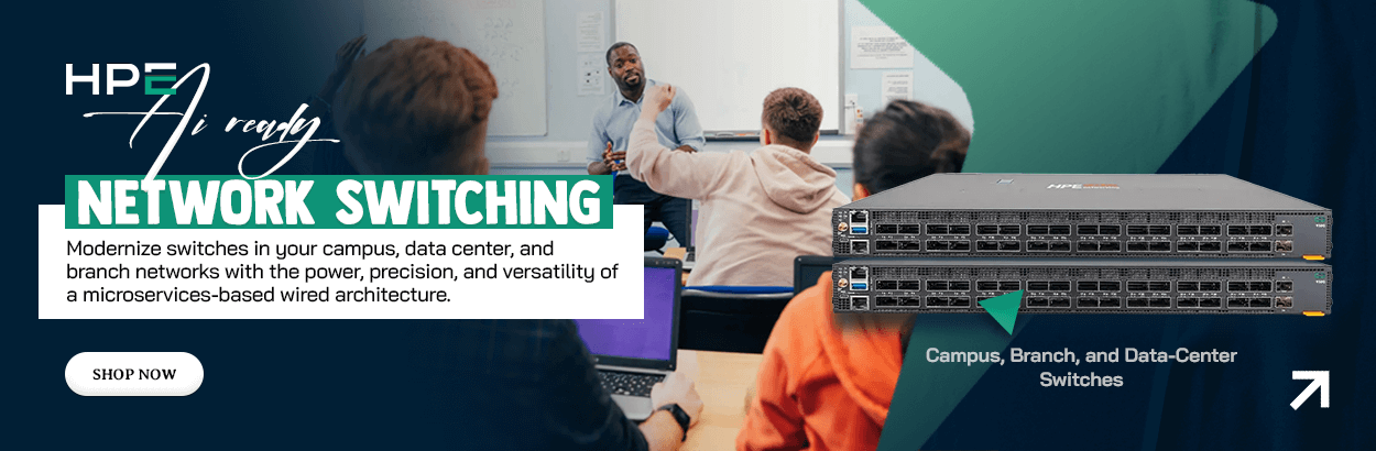 HPE AI ready Network Switches