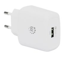 Wall/Power Charger (Euro 2-pin), USB-A Port, Output: 1x 18W (Qualcomm Quick C