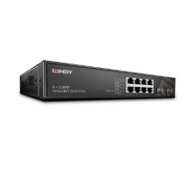 Lindy 25047 network switch Managed L2 Gigabit Ethernet (10/100/1000) Black