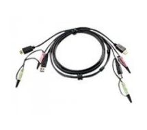 Aten 2L-7D02UH KVM cable 1.8 m Black