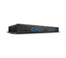 Lindy 43275 interface hub USB 3.2 Gen 2 (3.1 Gen 2) Type-A 10000 Mbit/s Black