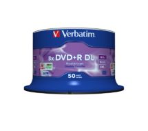 50 x DVD+R DL - 8.5 GB (240 Min.) 8x 