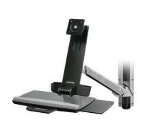 Sit-Stand Combo System With Medium Silver CPU Holder - Befestigungskit (Gelen