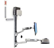 LX Sit-Stand Wall Mount System - Befestigungskit (Wandarm, CPU-Halter, Mausha