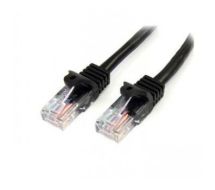 StarTech Cat5e Ethernet Patch Cable with Snagless RJ45 Connectors - 10 m, Black