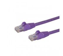 StarTech Cat5e Ethernet Patch Cable with Snagless RJ45 Connectors - 10 m, Purple