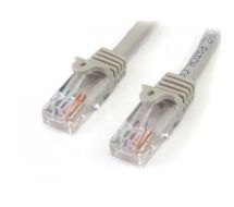 StarTech Cat5e Patch Cable with Snagless RJ45 Connectors - 5 m, Grey