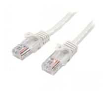 StarTech 45PAT5MWH networking cable 5 m Cat5e U/UTP (UTP) White