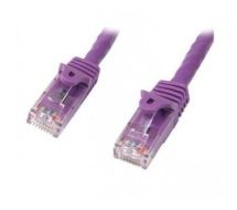 StarTech Cat5e Ethernet Patch Cable with Snagless RJ45 Connectors - 7 m, Purple