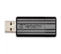 Verbatim PinStripe 128GB USB flash drive USB Type-A 2.0 Black