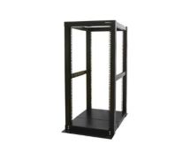 StarTech 25U Adjustable Depth 4 Post Open Frame Server Rack Cabinet