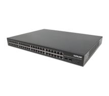 48-Port Gigabit Ethernet Switch with 10 GbE Uplink, 48 x 10/100/1000 Mbps RJ4