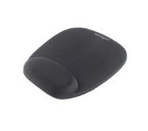 Kensington Foam Mousepad with Integral Wrist Rest Black