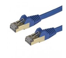 StarTech 0.50 m CAT6a Ethernet Cable - 10 Gigabit Shielded Snagless RJ45 100W PoE Patch Cord - 10GbE STP Category 6a Network Cable w/Strain Relief - Blue Fluke Tested UL/TIA Certified