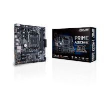 ASUS MB PRIME A320M-K motherboard Socket AM4 Micro ATX AMD A320