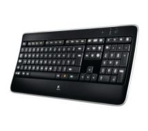 Logitech K800 keyboard RF Wireless QWERTZ German Black